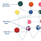 Modway Gumball Coat Rack