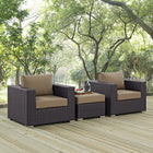 Modway Convene 3 Piece Outdoor Patio Sofa Set