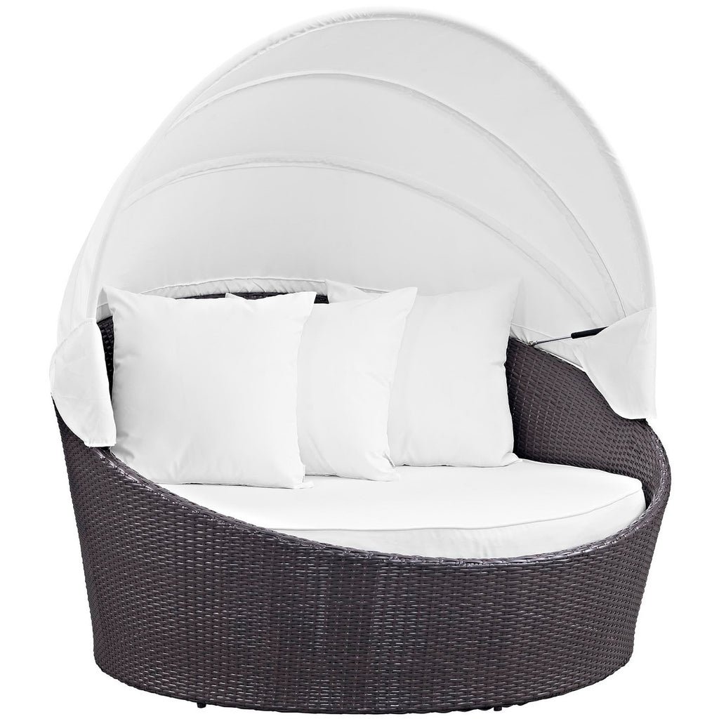 Modway Convene Canopy Outdoor Patio Daybed  