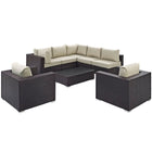 Modway Convene 8 Piece Outdoor Patio Sectional Set EEI-2203