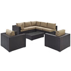 Modway Convene 8 Piece Outdoor Patio Sectional Set EEI-2203