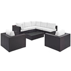 Modway Convene 8 Piece Outdoor Patio Sectional Set EEI-2203