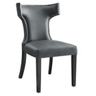 Modway Curve Vegan Leather Dining Chair  