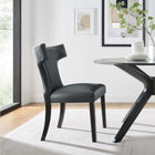 Modway Curve Vegan Leather Dining Chair