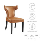Modway Curve Vegan Leather Dining Chair