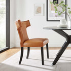 Modway Curve Vegan Leather Dining Chair