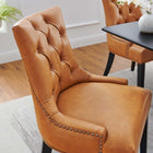 Modway Regent Tufted Vegan Leather Dining Chair