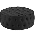Modway Amour Upholstered Vinyl Ottoman  