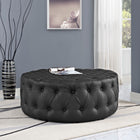 Modway Amour Upholstered Vinyl Ottoman