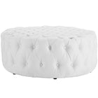 Modway Amour Upholstered Vinyl Ottoman