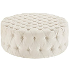 Modway Amour Upholstered Fabric Ottoman  