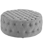 Modway Amour Upholstered Fabric Ottoman  