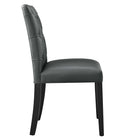 Modway Duchess Button Tufted Vegan Leather Dining Chair