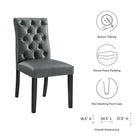 Modway Duchess Button Tufted Vegan Leather Dining Chair
