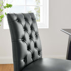 Modway Duchess Button Tufted Vegan Leather Dining Chair