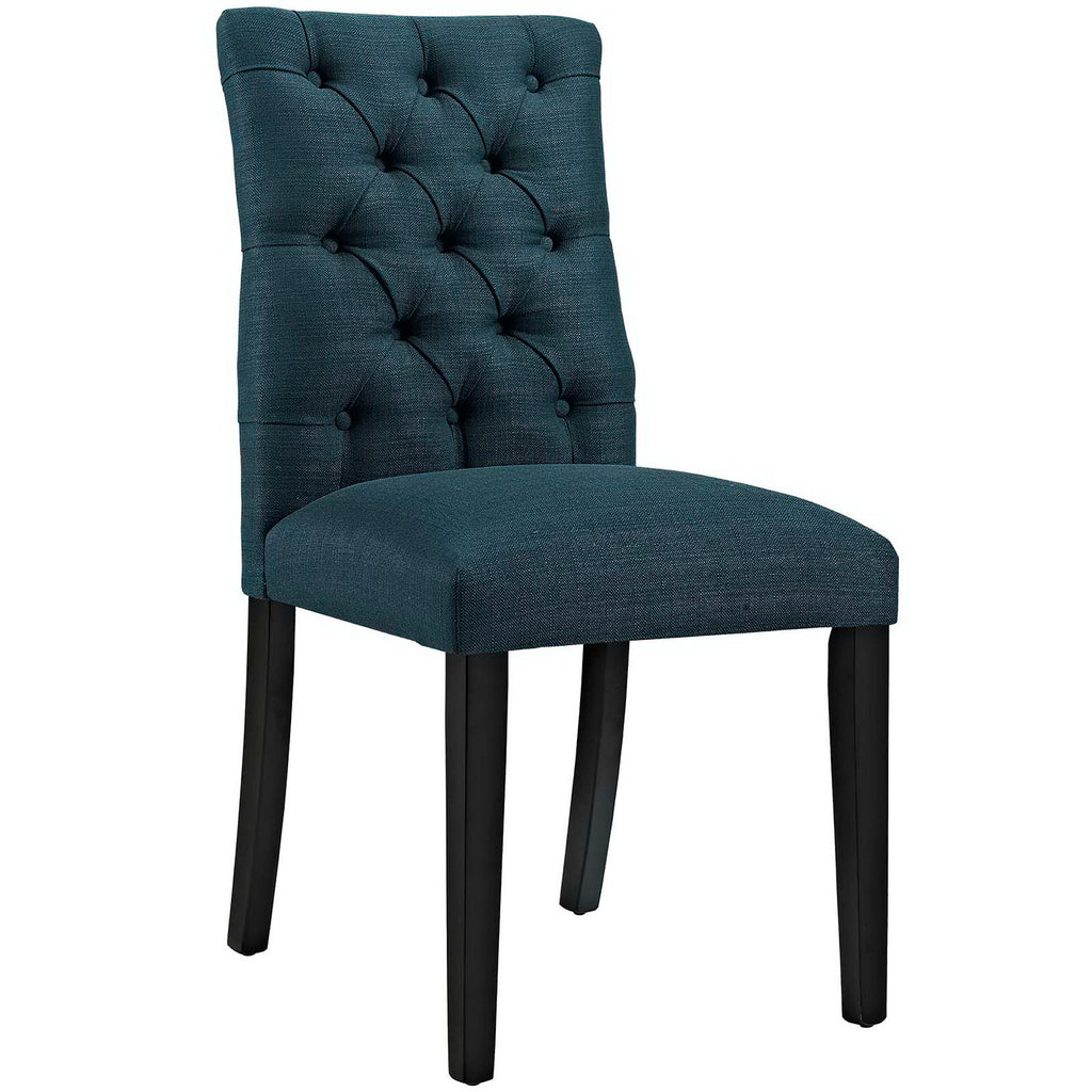 Modway Duchess Button Tufted Fabric Dining Chair  