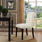 Modway Duchess Button Tufted Fabric Dining Chair