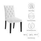Modway Duchess Button Tufted Fabric Dining Chair