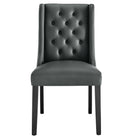 Modway Baronet Button Tufted Vegan Leather Dining Chair