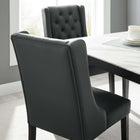 Modway Baronet Button Tufted Vegan Leather Dining Chair