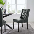 Modway Baronet Button Tufted Vegan Leather Dining Chair