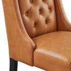 Modway Baronet Button Tufted Vegan Leather Dining Chair