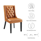 Modway Baronet Button Tufted Vegan Leather Dining Chair