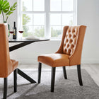 Modway Baronet Button Tufted Vegan Leather Dining Chair