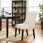 Modway Baronet Button Tufted Fabric Dining Chair