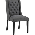 Modway Baronet Button Tufted Fabric Dining Chair  