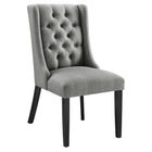 Modway Baronet Button Tufted Fabric Dining Chair  