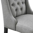 Modway Baronet Button Tufted Fabric Dining Chair
