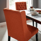 Modway Baronet Button Tufted Fabric Dining Chair