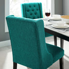 Modway Baronet Button Tufted Fabric Dining Chair