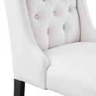 Modway Baronet Button Tufted Fabric Dining Chair