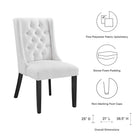 Modway Baronet Button Tufted Fabric Dining Chair