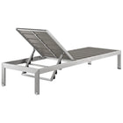 Modway Shore Outdoor Patio Aluminum Chaise