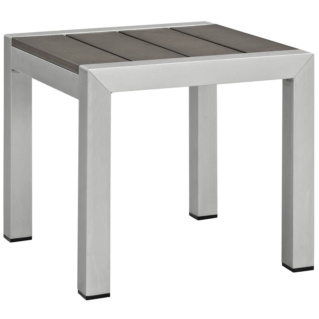 Modway Shore Outdoor Patio Aluminum Side Table  