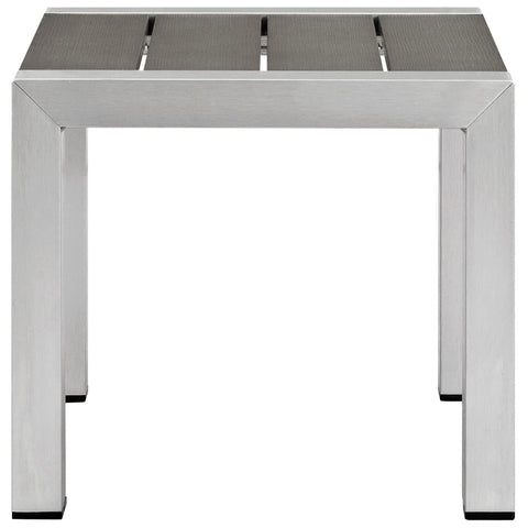 Modway Shore Outdoor Patio Aluminum Side Table  