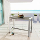 Modway Shore Outdoor Patio Aluminum Rectangle Bar Table