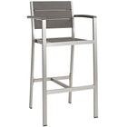 Modway Shore Outdoor Patio Aluminum Bar Stool  