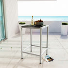 Modway Shore Outdoor Patio Aluminum Bar Table