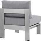 Modway Shore Armless Outdoor Patio Aluminum Chair