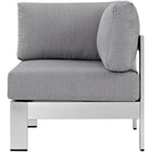 Modway Shore Outdoor Patio Aluminum Corner Sofa