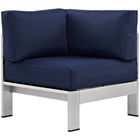 Modway Shore Outdoor Patio Aluminum Corner Sofa