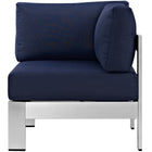 Modway Shore Outdoor Patio Aluminum Corner Sofa