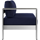 Modway Shore Left-Arm Corner Sectional Outdoor Patio Aluminum Loveseat