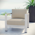 Modway Shore Outdoor Patio Aluminum Armchair
