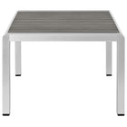 Modway Shore Outdoor Patio Aluminum Coffee Table