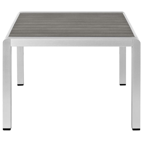 Modway Shore Outdoor Patio Aluminum Coffee Table  